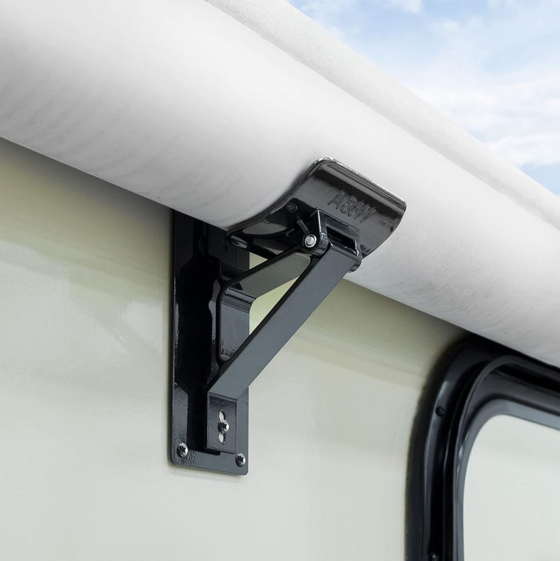 RecPro RV Awning Roller Cradle Support | Black - Image 4